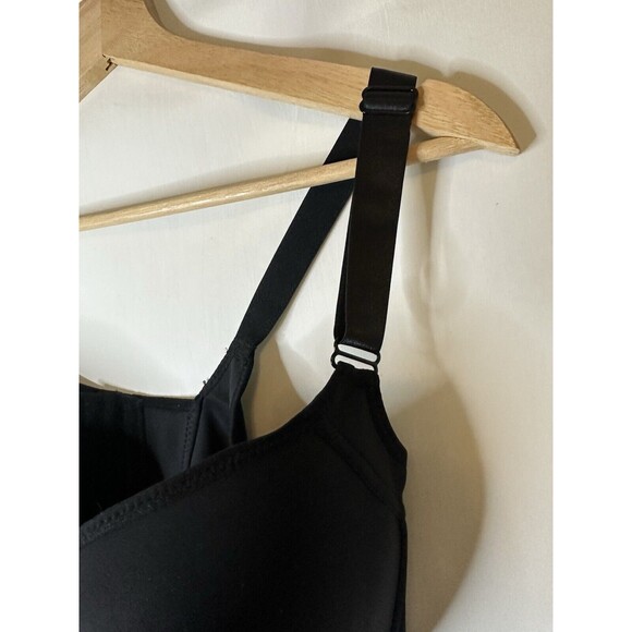 Unbranded Black Bra Lined Adjustable Straps Molded Cups Underwire Women's 36/80E - Picture 3 of 8